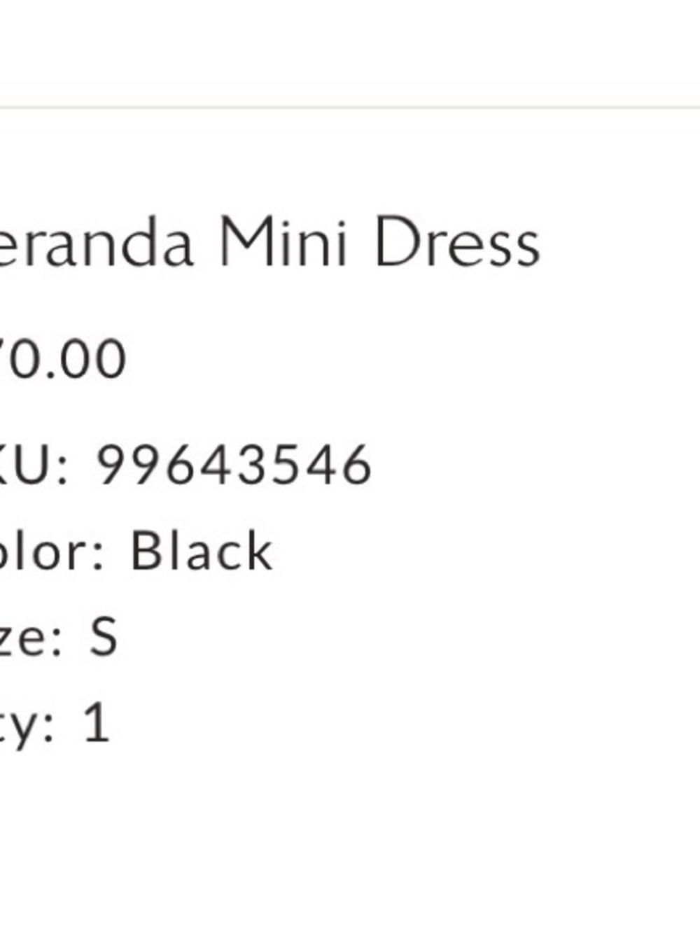 Free People BLACK Cutout Mini Dress